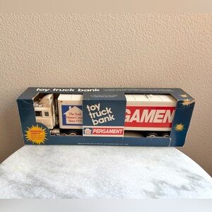 Vintage Toy Semi Truck Bank